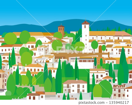 Granada, Andalusia, Spain, spring scenery Granada, Andalusia, Spain, spring scenery 135940217