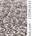 An elegant background image of white roses An elegant background image of white roses 135941015