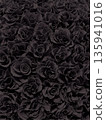 A chic background covered with black roses A chic background covered with black roses 135941016