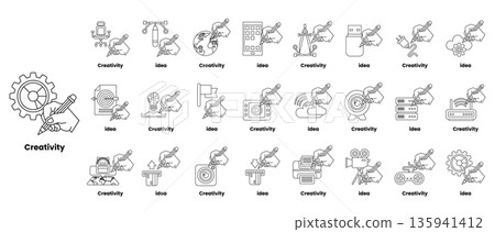 Creativity is the theme of this image Creativity is the theme of this image 135941412