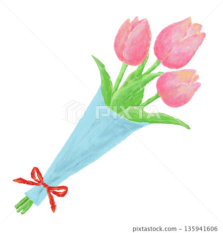  鬱金香花束 135941606