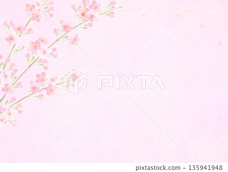Cherry blossom spring frame (Japanese paper) Somei Yoshino Cherry blossom spring frame (Japanese paper) Somei Yoshino 135941948