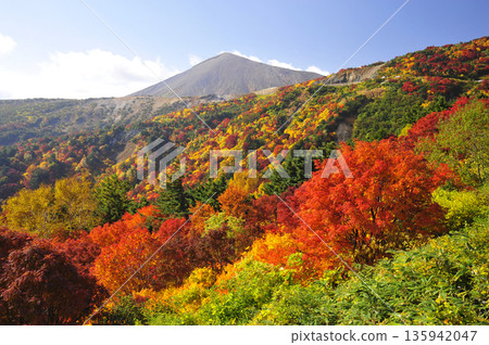Bandai Azuma Skyline of autumn leaves Bandai Azuma Skyline of autumn leaves 135942047