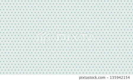 Japanese pattern background: hemp leaf green (young bamboo green) Japanese pattern background: hemp leaf green (young bamboo green) 135942154