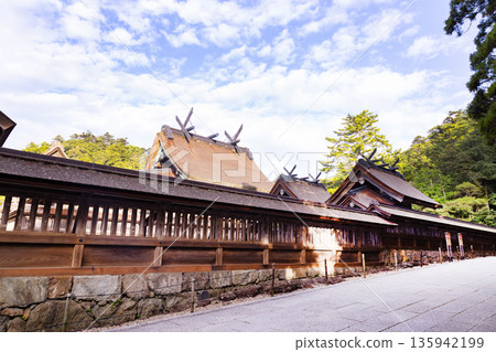 Izumo Taisha Shrine - Main hall seen from the east 135942199
