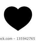 Heart icons. Heart, love, emotion, peace, affection, mind, joy, happiness, heart, etc. 135942765