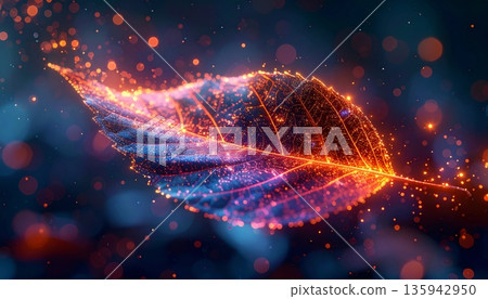 An abstract fractal design representing the motion of cosmic energy through a dark spiral universe with glowing light elements and a black technology texture for a dreamlike space wallpaper compositio 135942950