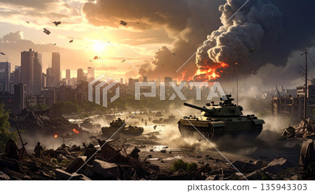 War image (AI generated image) 135943303
