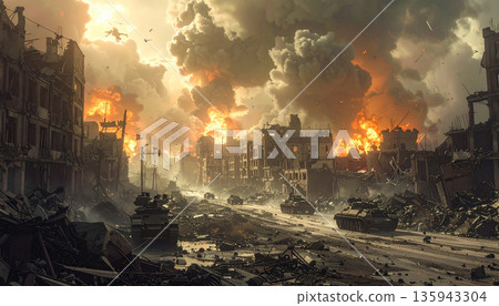 War image (AI generated image) 135943304