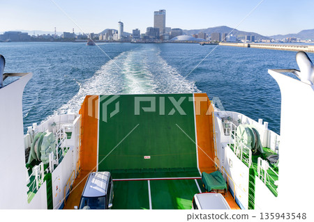 Scenery seen from the Shodoshima ferry Scenery seen from the Shodoshima ferry 135943548