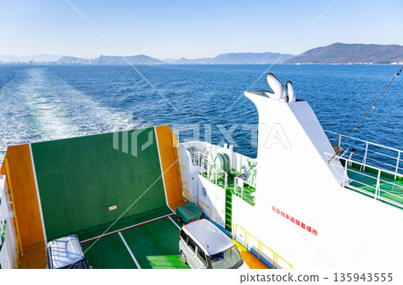 Scenery seen from the Shodoshima ferry Scenery seen from the Shodoshima ferry 135943555