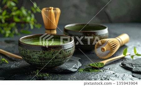 A fresh organic herb mix of green parsley and rosemary leaves sits in a natural wood mortar and pestle bowl isolated on white for healthy cooking or herbal medicine A fresh organic herb mix of green parsley and rosemary leaves sits in a natural wood mortar and pestle bowl isolated on white for healthy cooking or herbal medicine 135943904