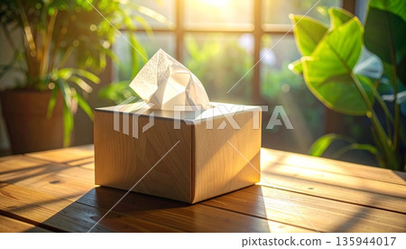 An open old wooden crate gift box holds a single brown candle isolated on a white background as a storage object An open old wooden crate gift box holds a single brown candle isolated on a white background as a storage object 135944017