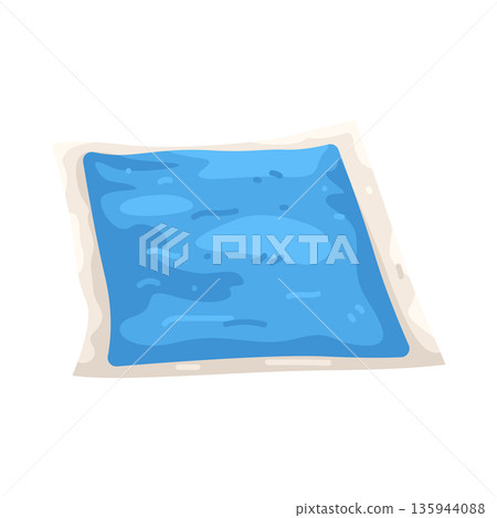 Illustration of cold pack Illustration of cold pack 135944088