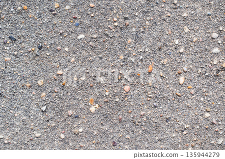 Seamless asphalt texture. Asphalt texture close-up. Road surface with small stones. 135944279