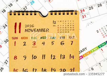 Calendar image 135945277