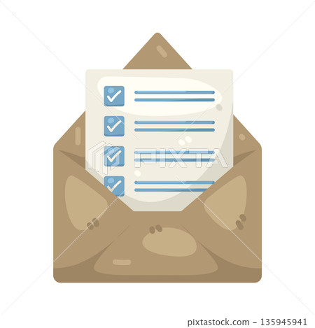 Illustration of survey  135945941