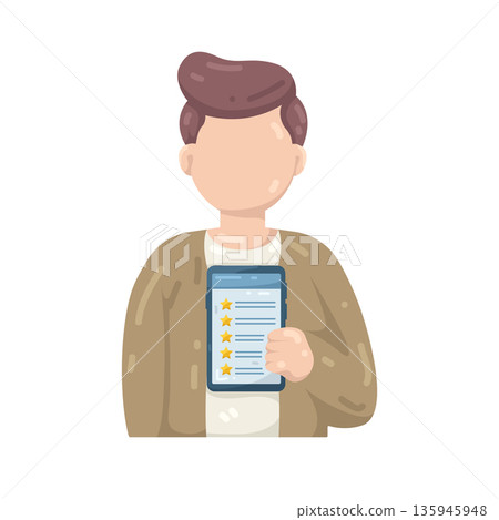 Illustration of online survey 135945948