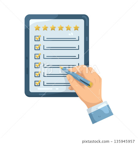 Illustration of survey  135945957