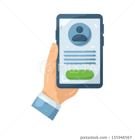 Illustration of profile page 135946567