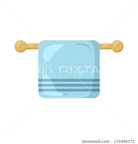 Illustration of towel 135946572