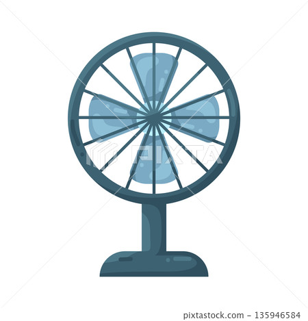 Illustration of electric fan 135946584