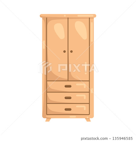 Illustration of wardrobe  135946585