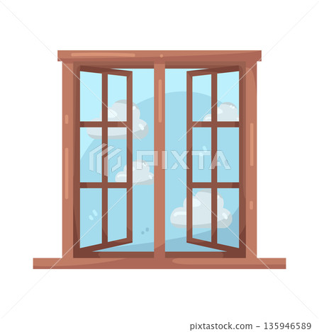 Illustration of window Illustration of window 135946589