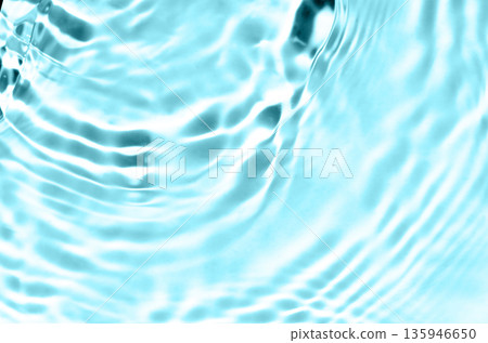 Background of a cosmetic liquid product. Micellar water or makeup remover. 135946650
