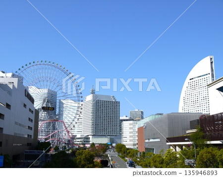 High-rise building of Minato Mirai 135946893