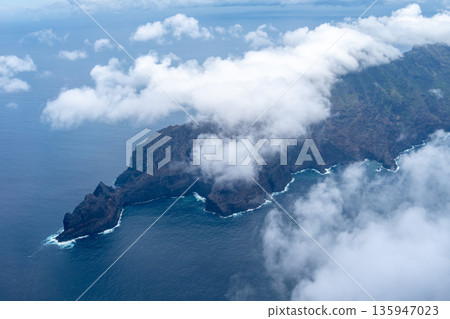 Aerial view of Hiva Oa in the Marquesas Islands, French Polynesia Aerial view of Hiva Oa in the Marquesas Islands, French Polynesia 135947023