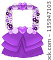 Birthday flower stand (purple) 135947103