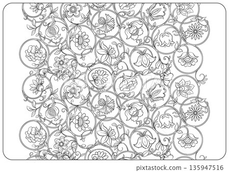 coloring pages with flowers 135947516