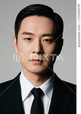 Businessmen in formal attire portrait 135948295