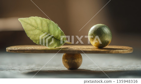 Balance of nature and simplicity in a moment of harmony Balance of nature and simplicity in a moment of harmony 135948316