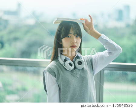 High school girl portrait High school girl portrait 135948526