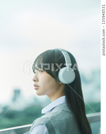 高中女生肖像 高中女生肖像 135948531