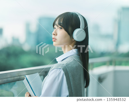 High school girl portrait High school girl portrait 135948532