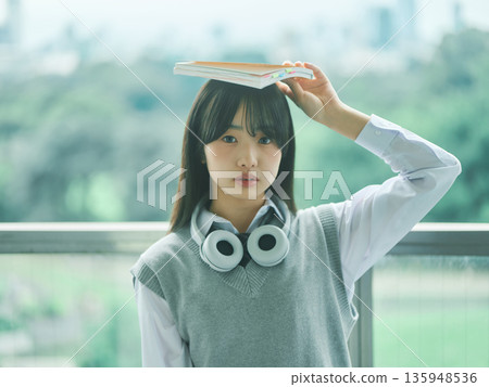 High school girl portrait High school girl portrait 135948536