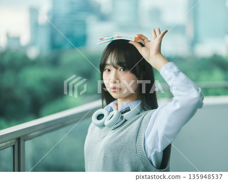 高中女生肖像 高中女生肖像 135948537