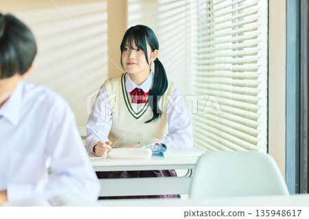 Preparatory school during class 135948617