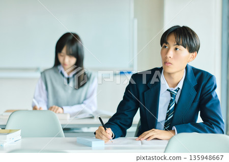 Preparatory school during class Preparatory school during class 135948667
