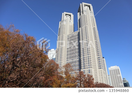 新宿區的天際線 新宿區的天際線 135948860