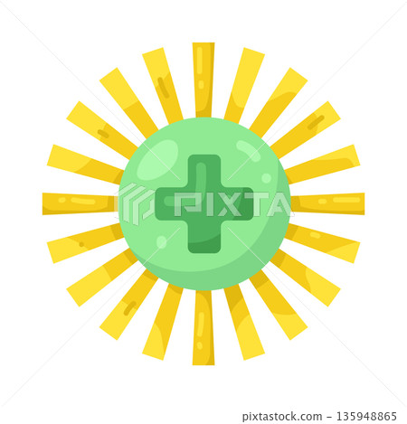 Illustration of plus Illustration of plus 135948865
