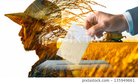 農業與民主的交會描繪出一幅未來圖景。 135949661