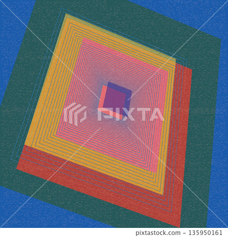 Vivid colors geometric object with riso print effect. vector illustration. Colorful graphic elements retro risograph technique. Vivid colors geometric object with riso print effect. vector illustration. Colorful graphic elements retro risograph technique. 135950161