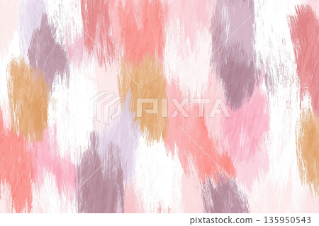 Pastel white and pastel pink brushstrokes 135950543