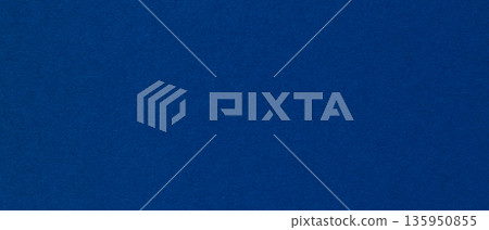 Classic Blue Paper Texture Background with Natural Grain Pattern Copy Space Design Template 135950855