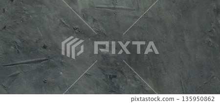 Dark Gray Concrete Wall Texture Background with Rough Surface Weathered Industrial Pattern 135950862