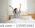 Woman waking up 135951041
